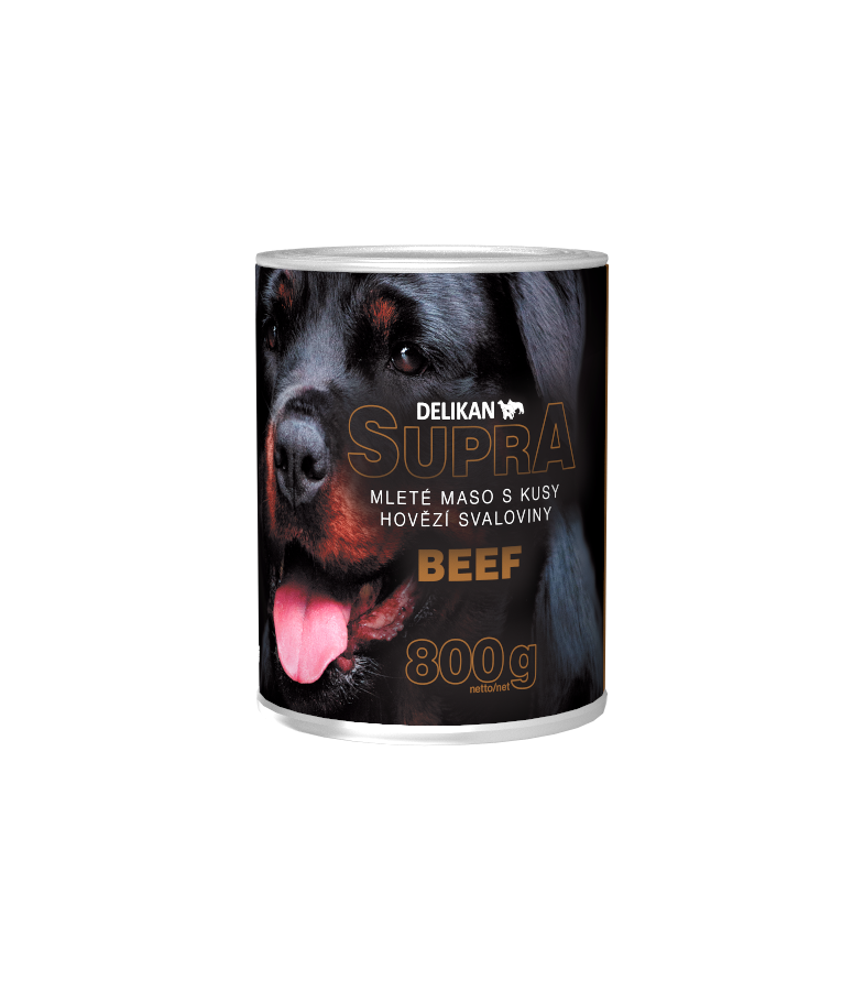 Delikan Supra Beef - mokra karma dla  psa 800g