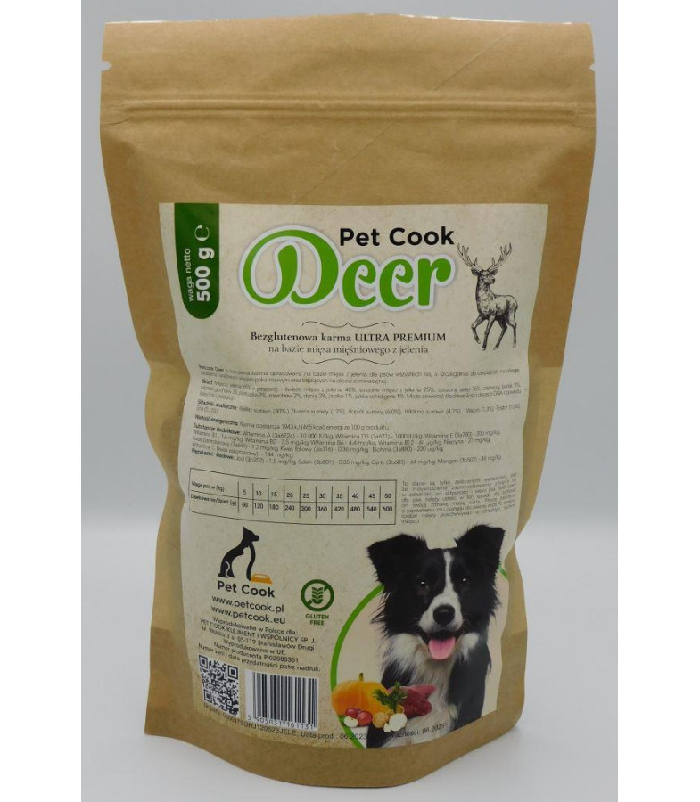 Pet Cook Deer 0,5 kg