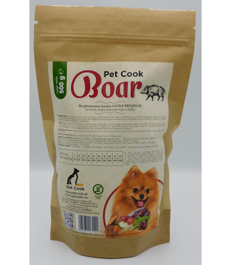 Pet Cook Boar 0,5 kg