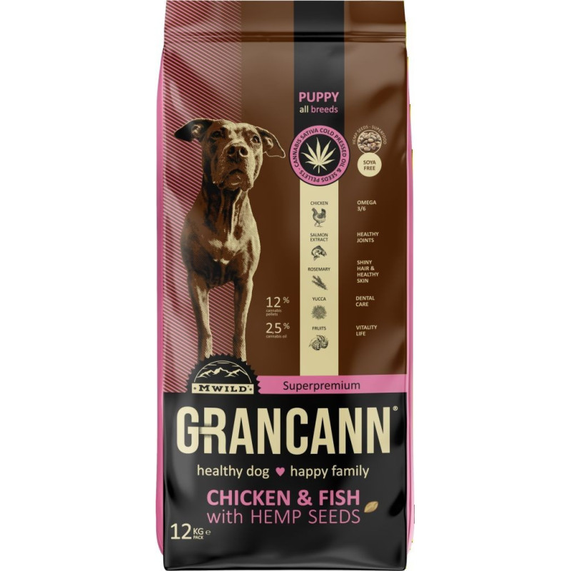 Grancann Hipoalergiczna karma superfood dla szczeniąt z kurczakiem
