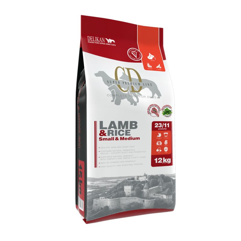 Delikan CD Lamb & Rice small and midium 15 kg