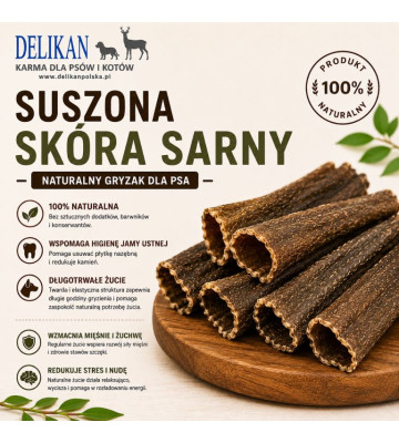 Suszona Skóra z Sarny 1 kg...