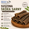 Suszona Skóra z Sarny 1 kg -  Naturalny Przysmak dla Psa