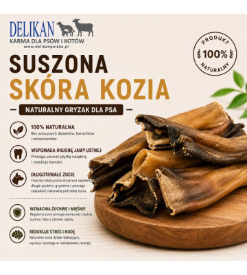 Suszona Skóra z Kozy 1 kg -...