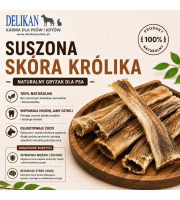 Suszona Skóra z Królika BF...