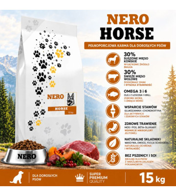 Nero Delikan Horse L 15 kg